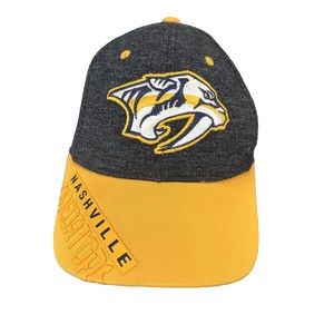 Reebok Center Ice Nashville Predators NHL 2016 Playoff Hat Fitted S/M